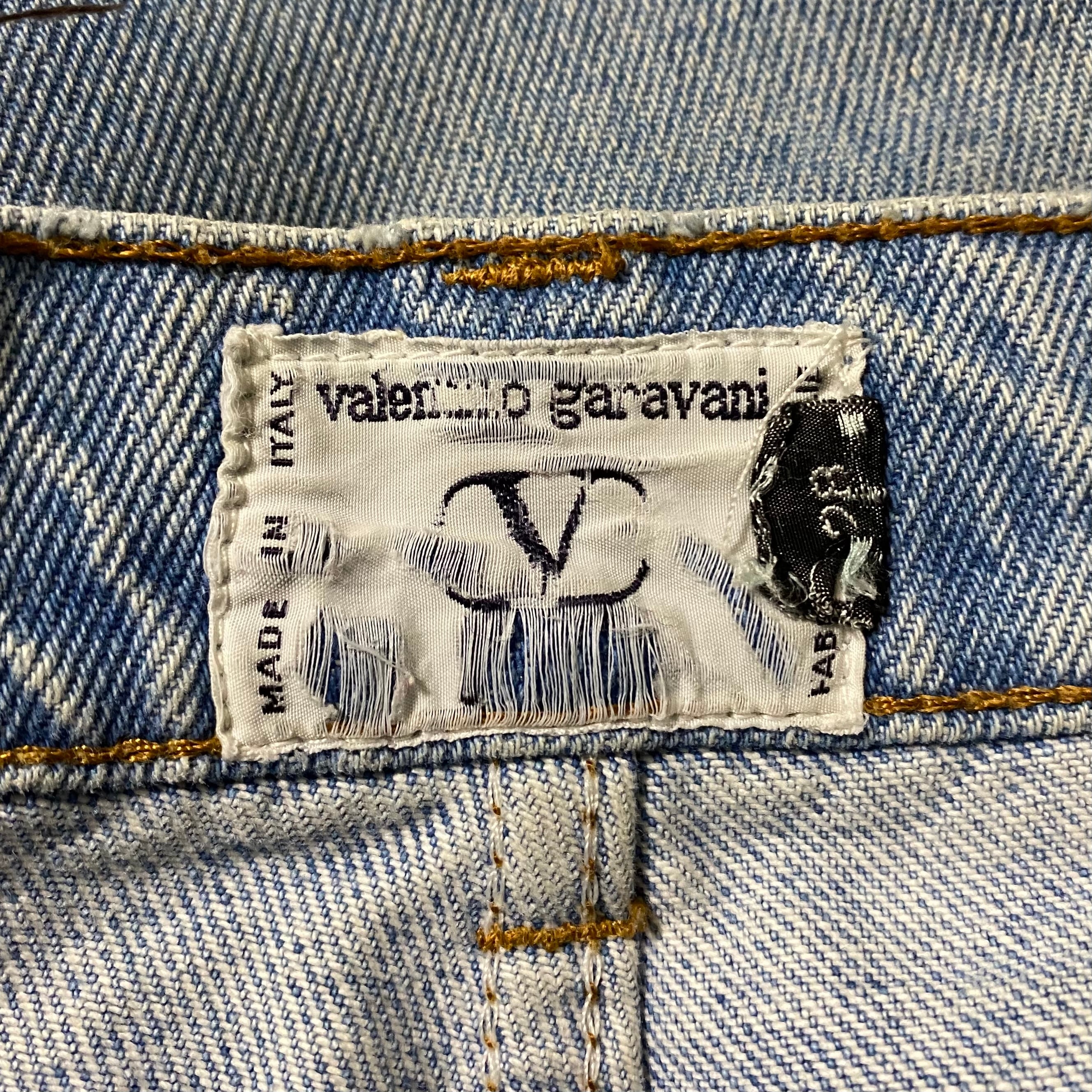 old VALENTINO GARAVANI tapered denim pants | NOIR ONLINE