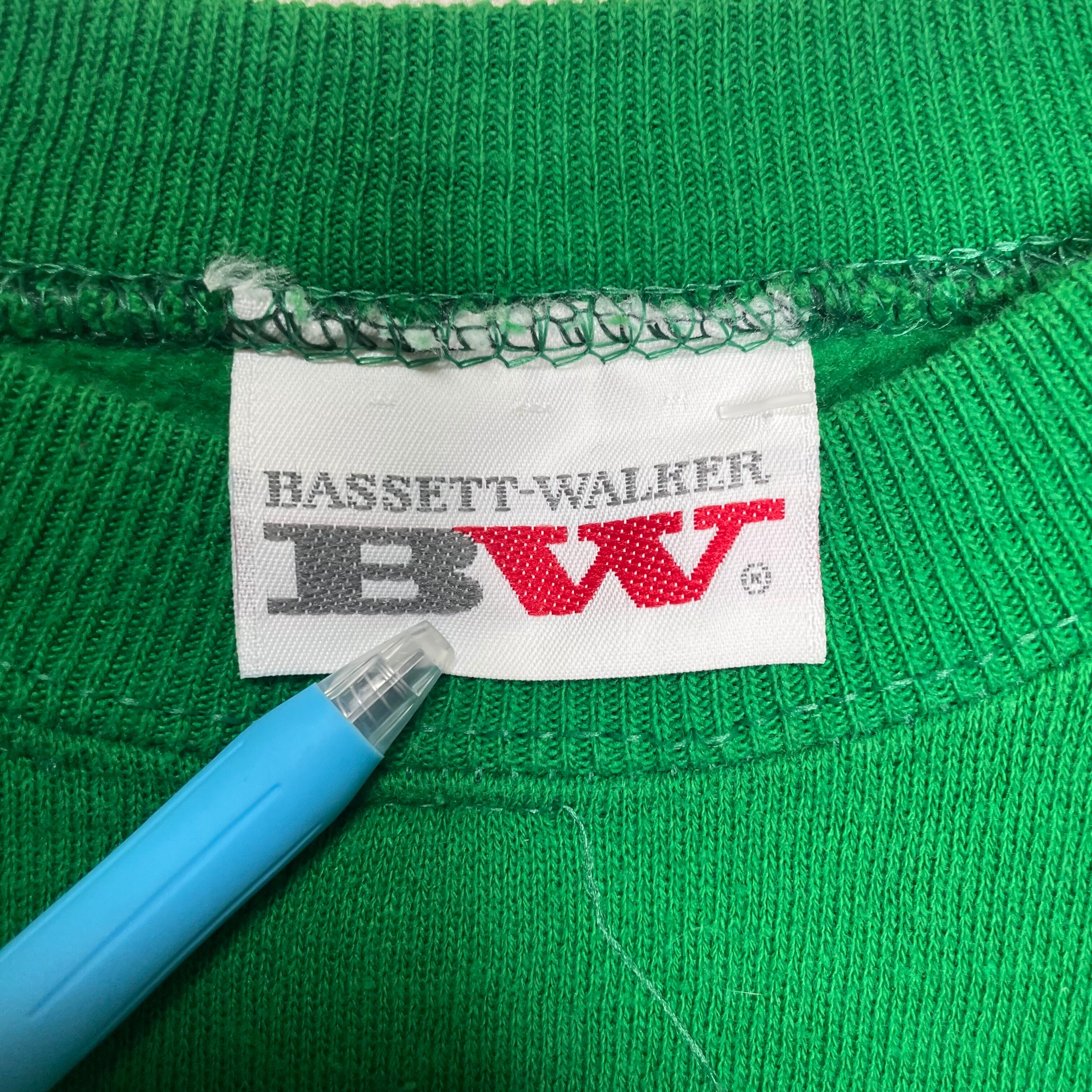 ラグランスリーブ】BASSETT-WALKER スウェット M プリント | 古着屋 