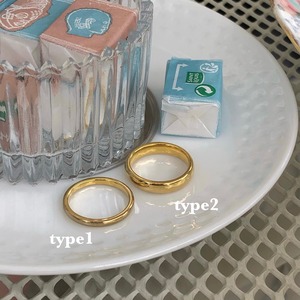 【即納】simple  ring / 2type