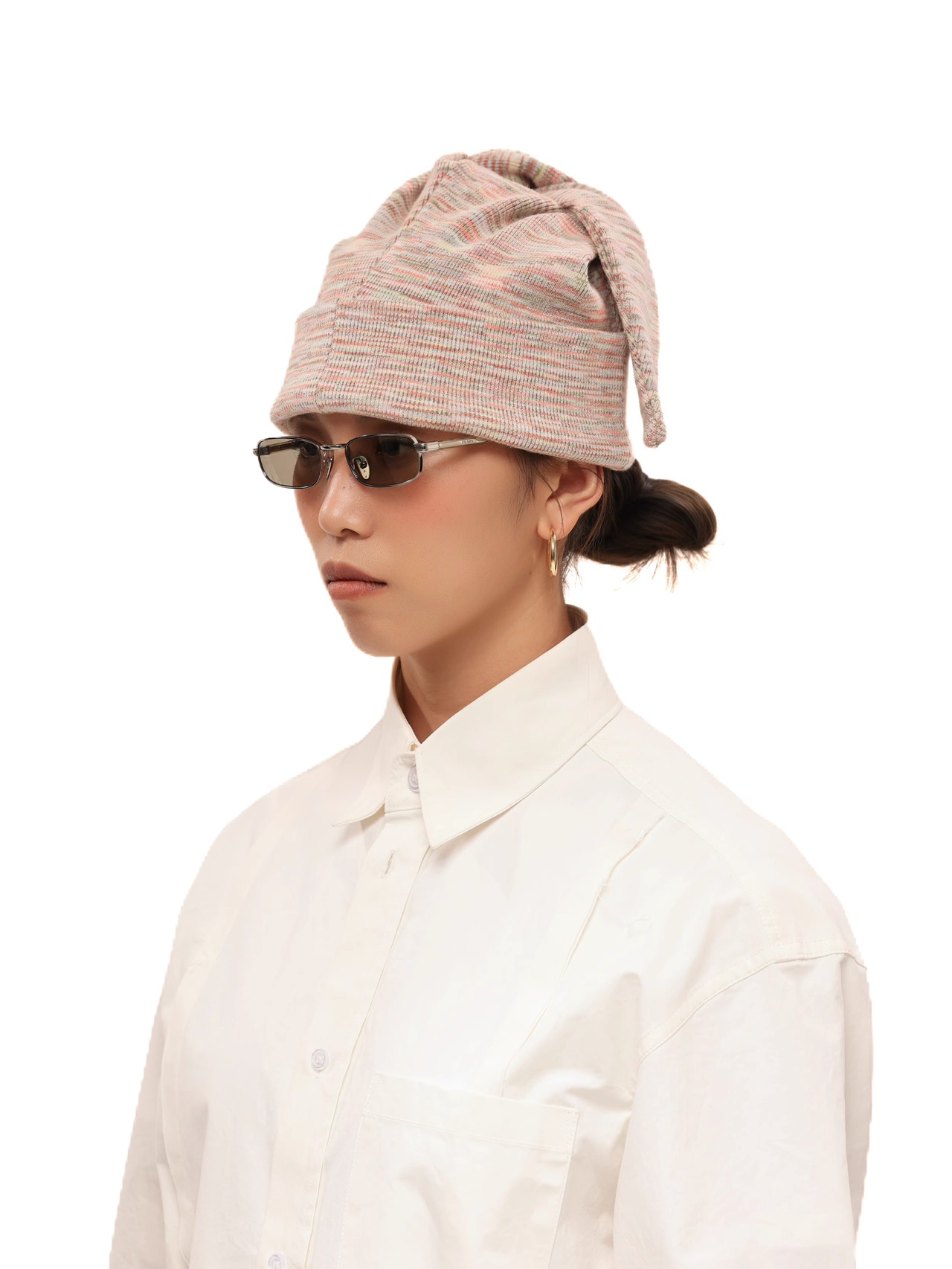 6CRAYON Three-Ear Knit Beanie