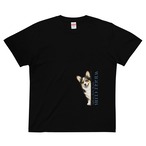 PEEKING CORGIS Tee -Black Tan-　[T0049]