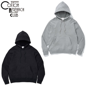 COTTON RESEARCH CLUB コットンリサーチクラブ フーディー パーカー 長袖 無地 日本製 ブラック グレー Loopwheel Terry Hoodie