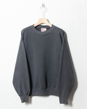 "Hanes" PREMIUM WEIGHT faded sweat / COLOR:BLACK