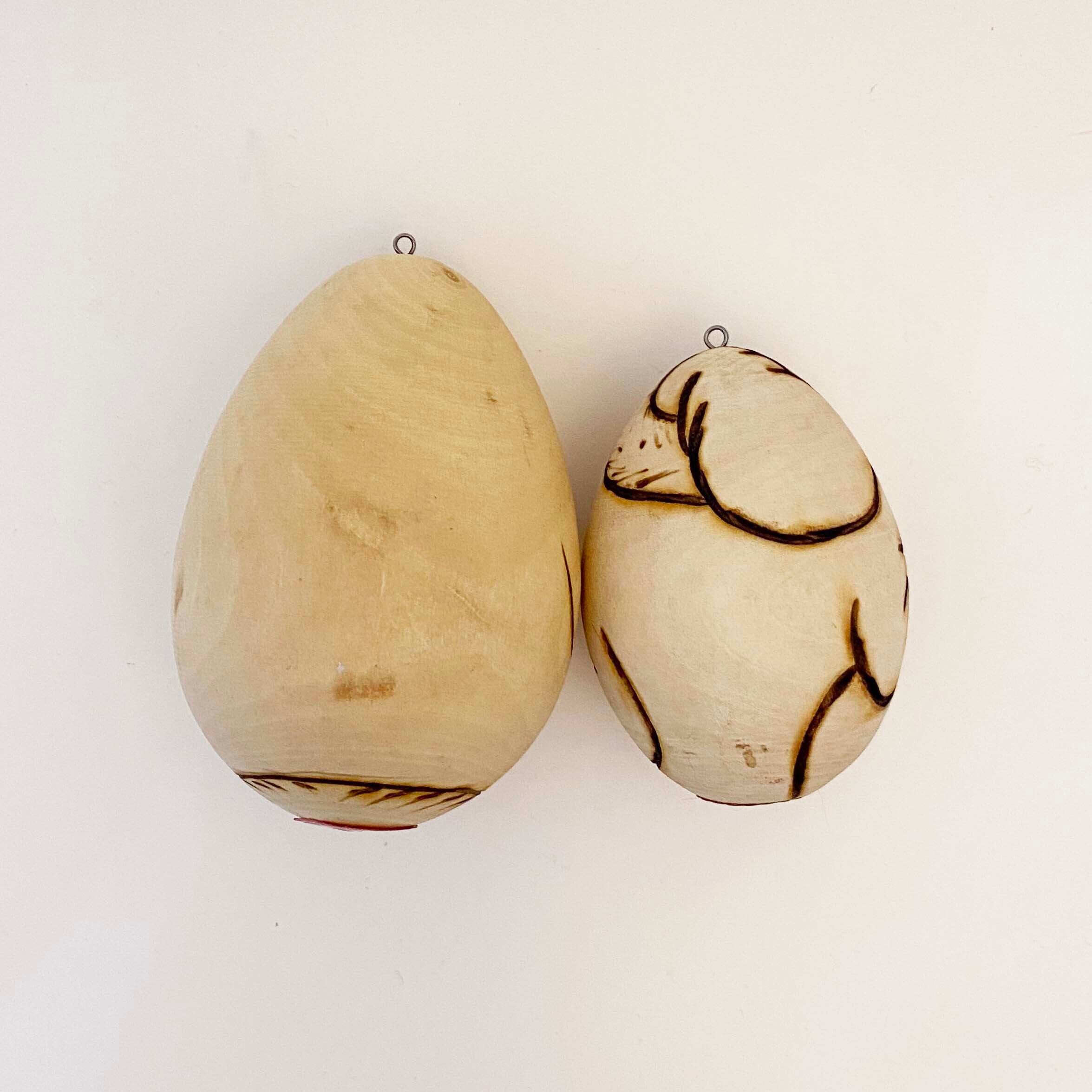 焼ごて描彩オーナメント（コブロフ工房）