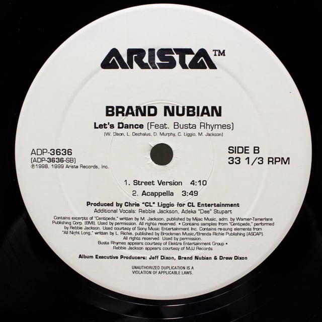 Brand Nubian / Let's Dance [ADP-3636] - 画像2