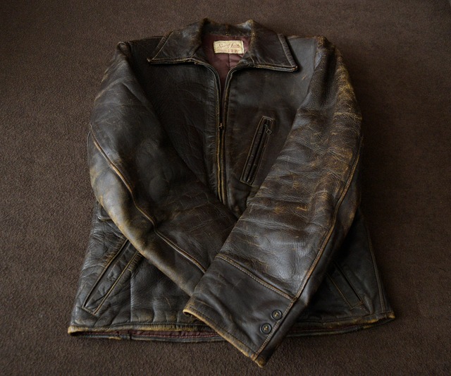 40s SPORT JACK HORSEHIDE JACKET 38