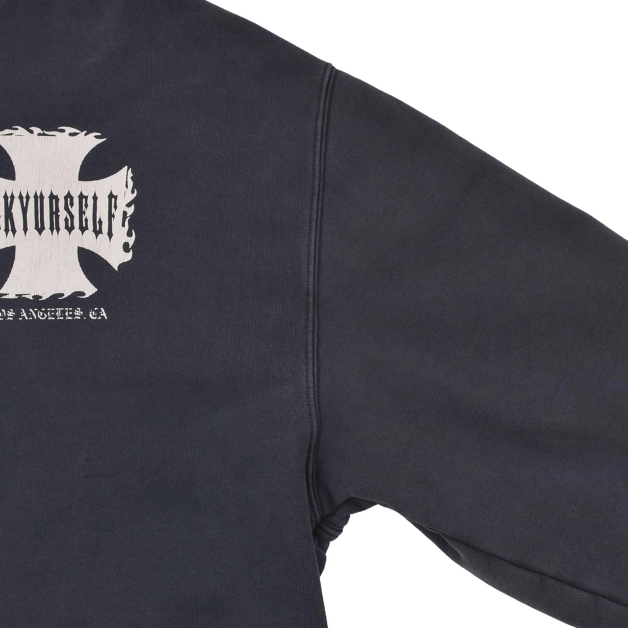 【ASKYURSELF】RAW AY CROSS HOODIE - 10