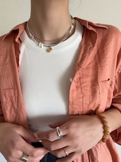 Heart Mix Beads Necklace［SSN098］