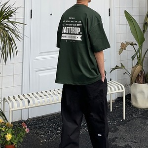 シンプルロゴプリントTシャツ vi1415