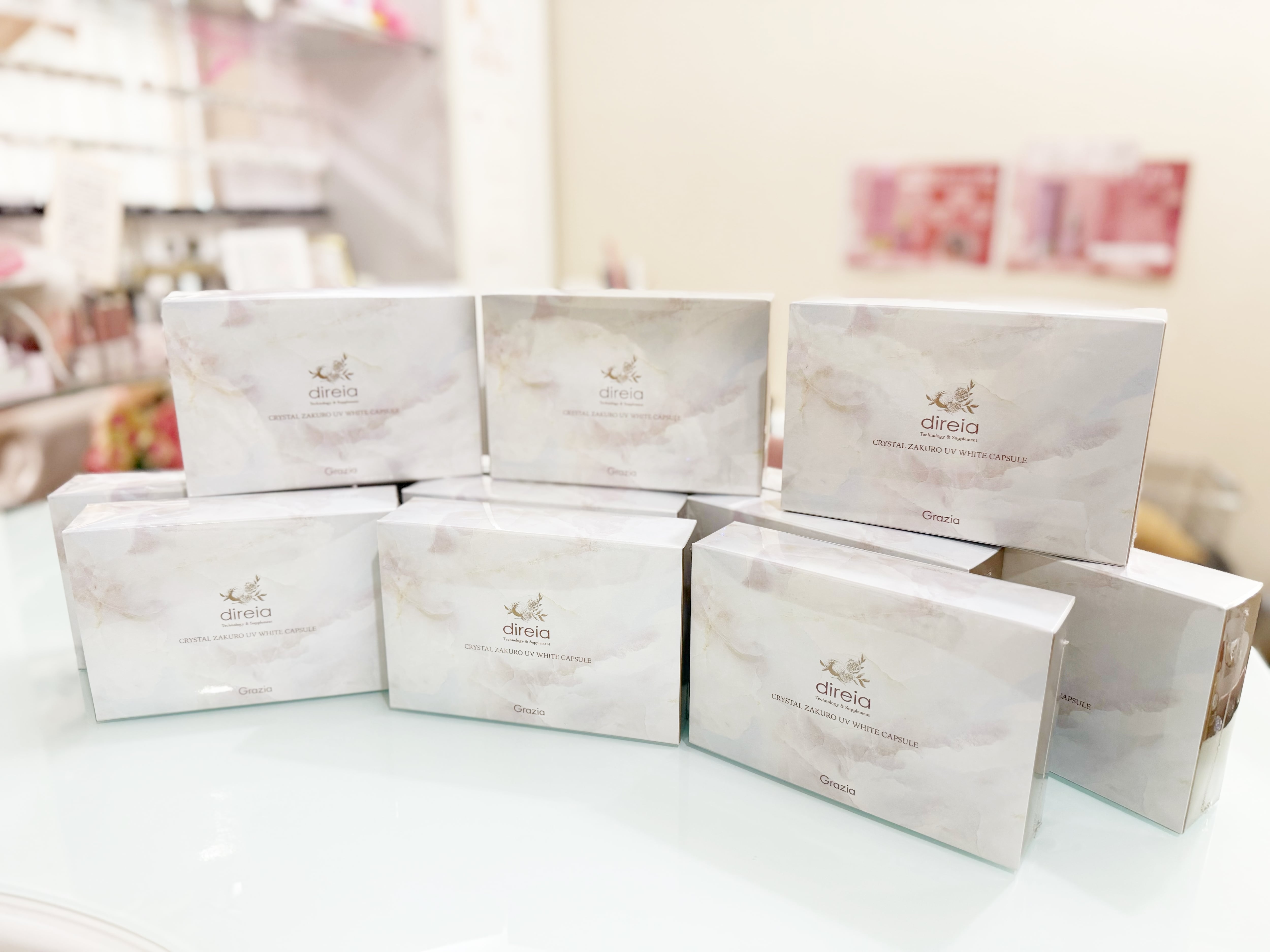 direia クリスタルザクロUVホワイトカプセル　日焼け止めサプリ クリスタルザクロ UV ホワイトカプセル | stcecilia