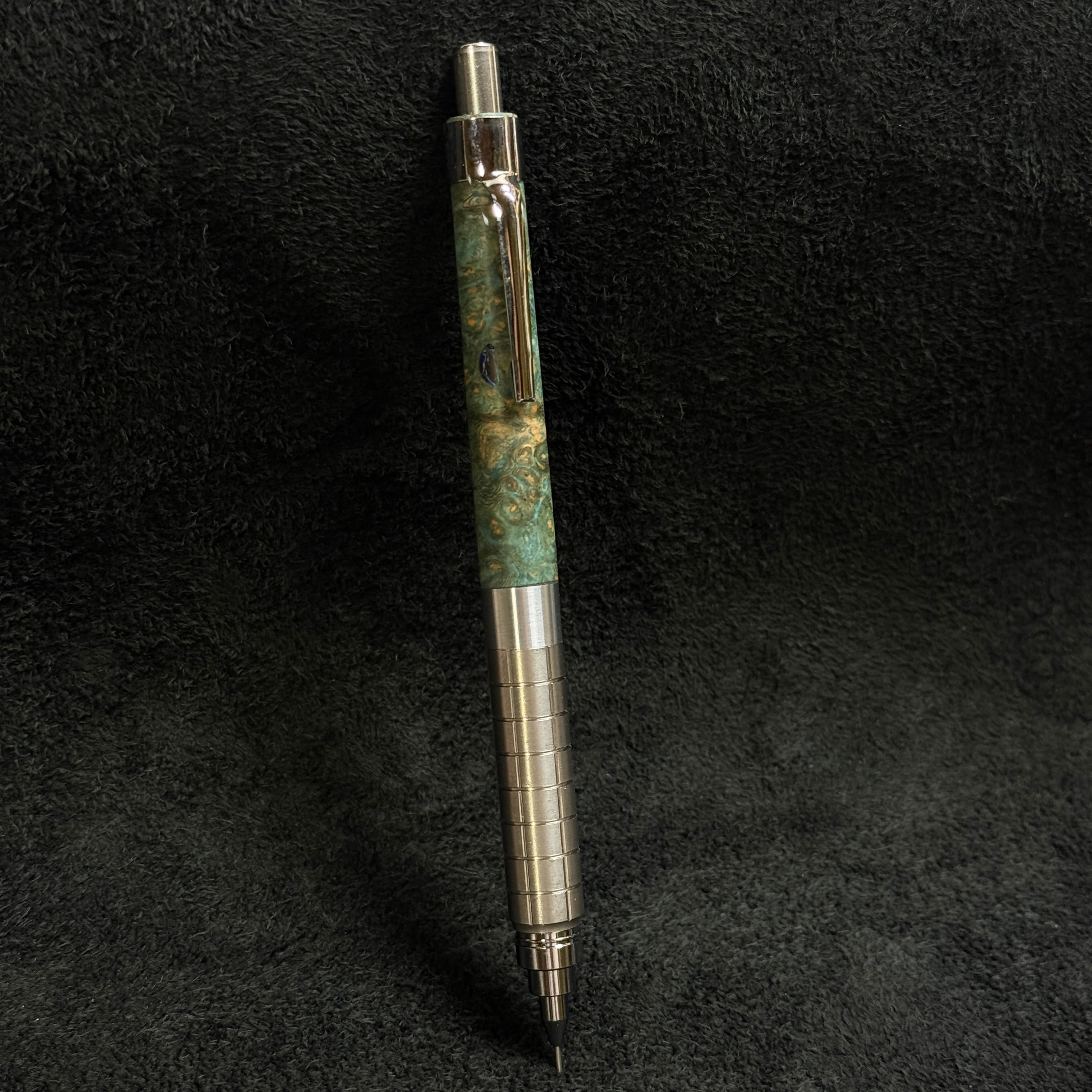 117ケヤキ 木製シャーペン 強低重心ダブルR 真鍮 | handwood