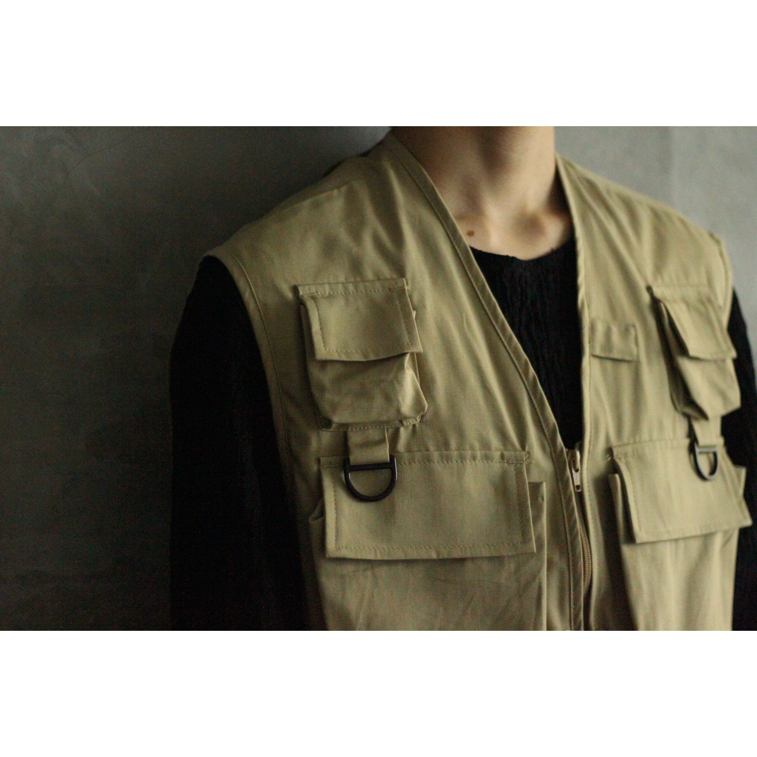 N/S 1980's Woolrich リップストップ フィッシングベスト 【0545】 | cv