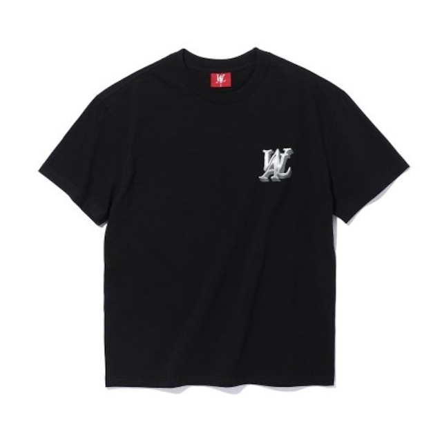 [WOOALONG]  Surf logo T-shirt - BLACK  正規品  韓国 ブランド 韓国ファッション 韓国代行 Tシャツ