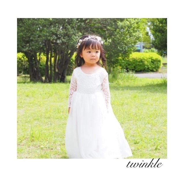 即納Lacelong dress