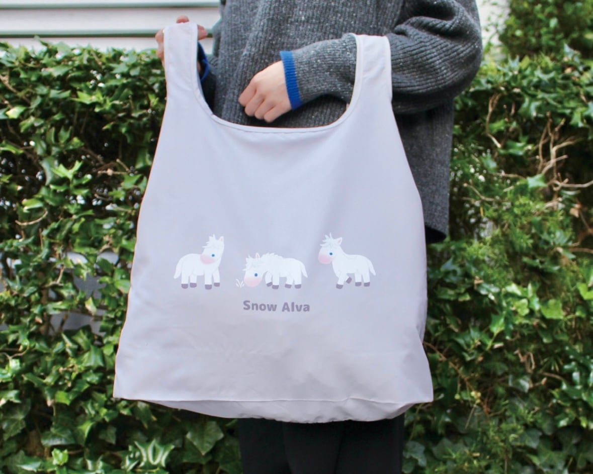 atelier別注　SIMEONA LEONA エコバック マンナイン エコバッグ / 刺繍エコバッグ 全6種 mannine 岸本万里