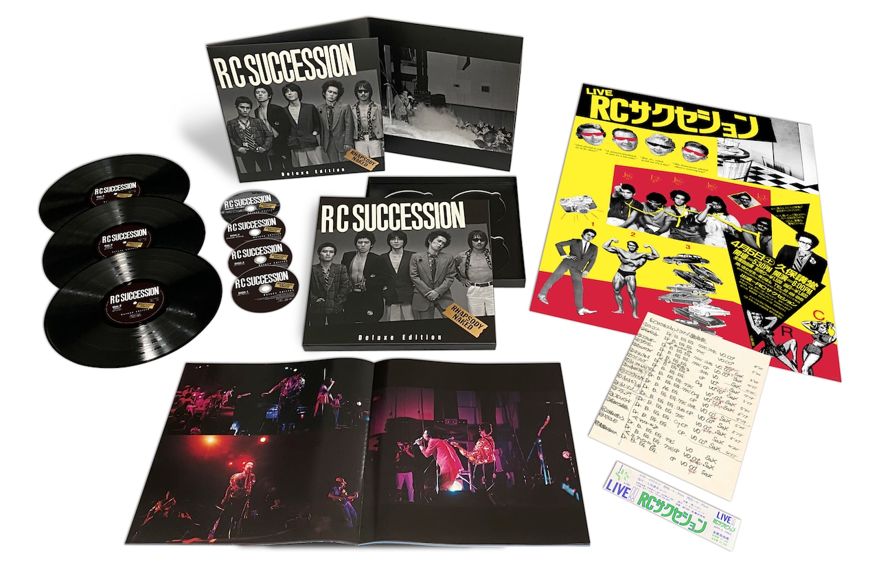 【限定盤】RCサクセション「ラプソディー ネイキッド・デラックスエディション」3LP+3CD+Blu-ray＜ステッカー付＞