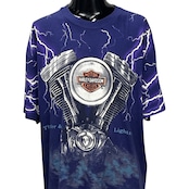 【HARLEY-DAVIDSON】ハーレーダビッドソン "THUNDER & LIGHTNING" 90's Vintage Tシャツ