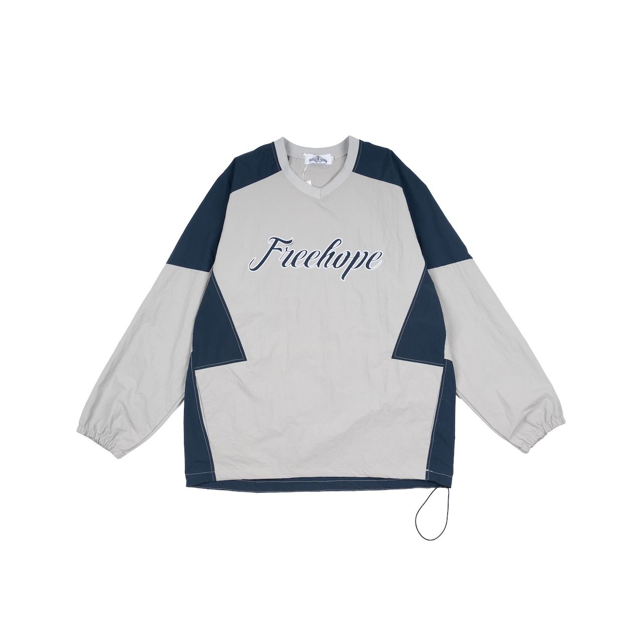 ストリート Chicanoブルドッグ 刺繍 ロングTシャツ T500