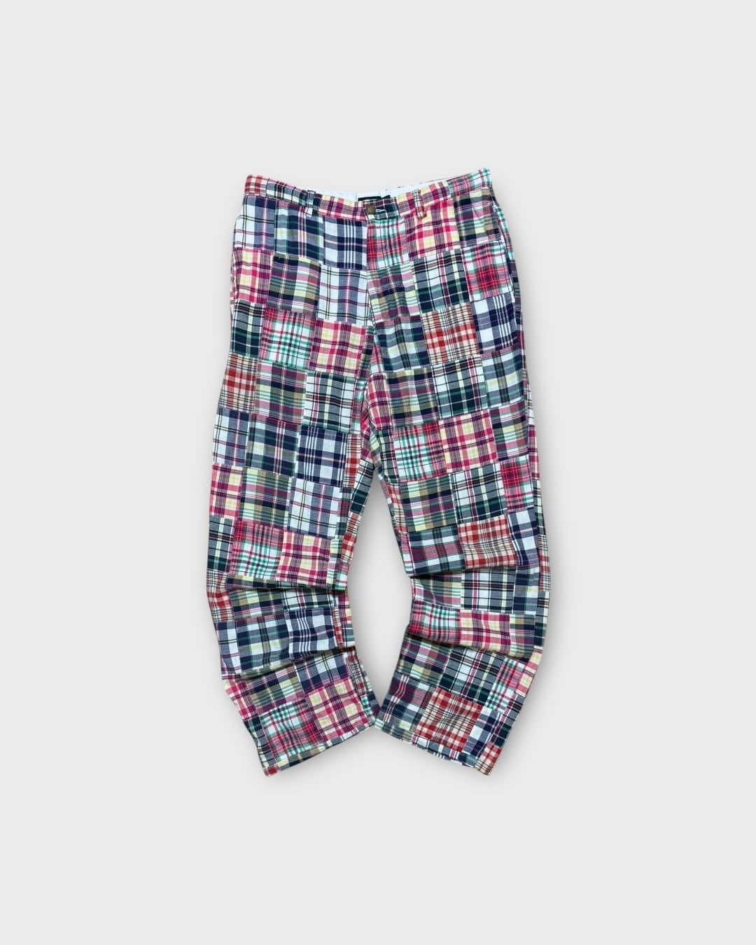 【Used】“J.CREW” Madras Patchwork Pants MADE IN INDIA