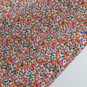 説明欄確認要◆輸入 リバティ LIBERTY タナローン Eloise Red&Orange エロイーズ レッド&オレンジ 約130×50cm