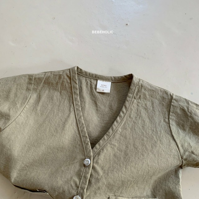 [bebeholic] linen cardigan