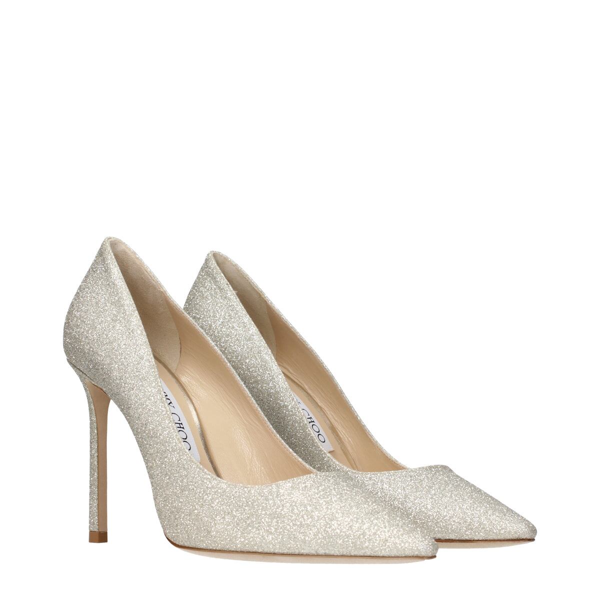 JIMMY CHOO ジミーチュウ レディース パンプス グリッター ゴールド