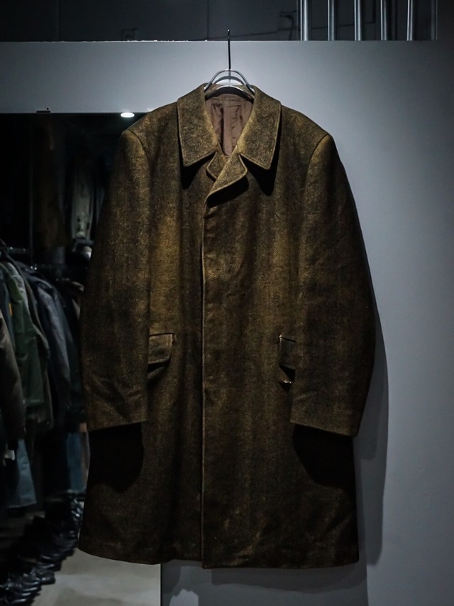【add(C)vintage】Herringbone Tweed Vintage Loose Chesterfield Coat