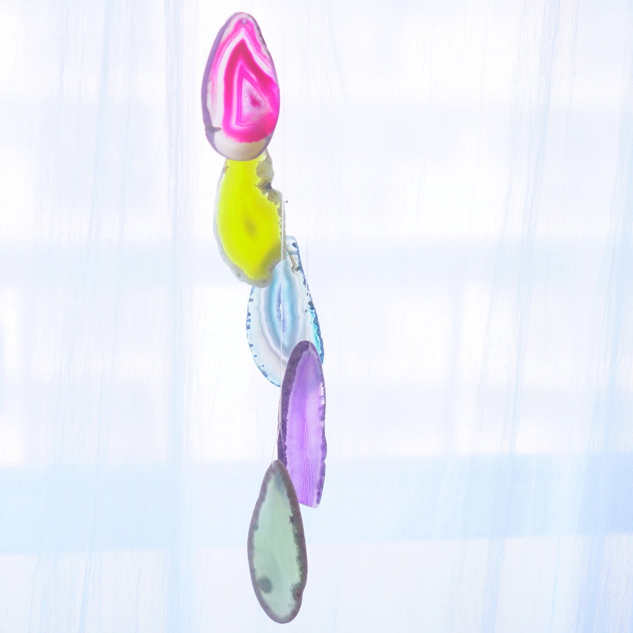 Clear Rainbow 06 - アゲートヒーリングチャイム / Agate Sun Catcher Wind Chime 238