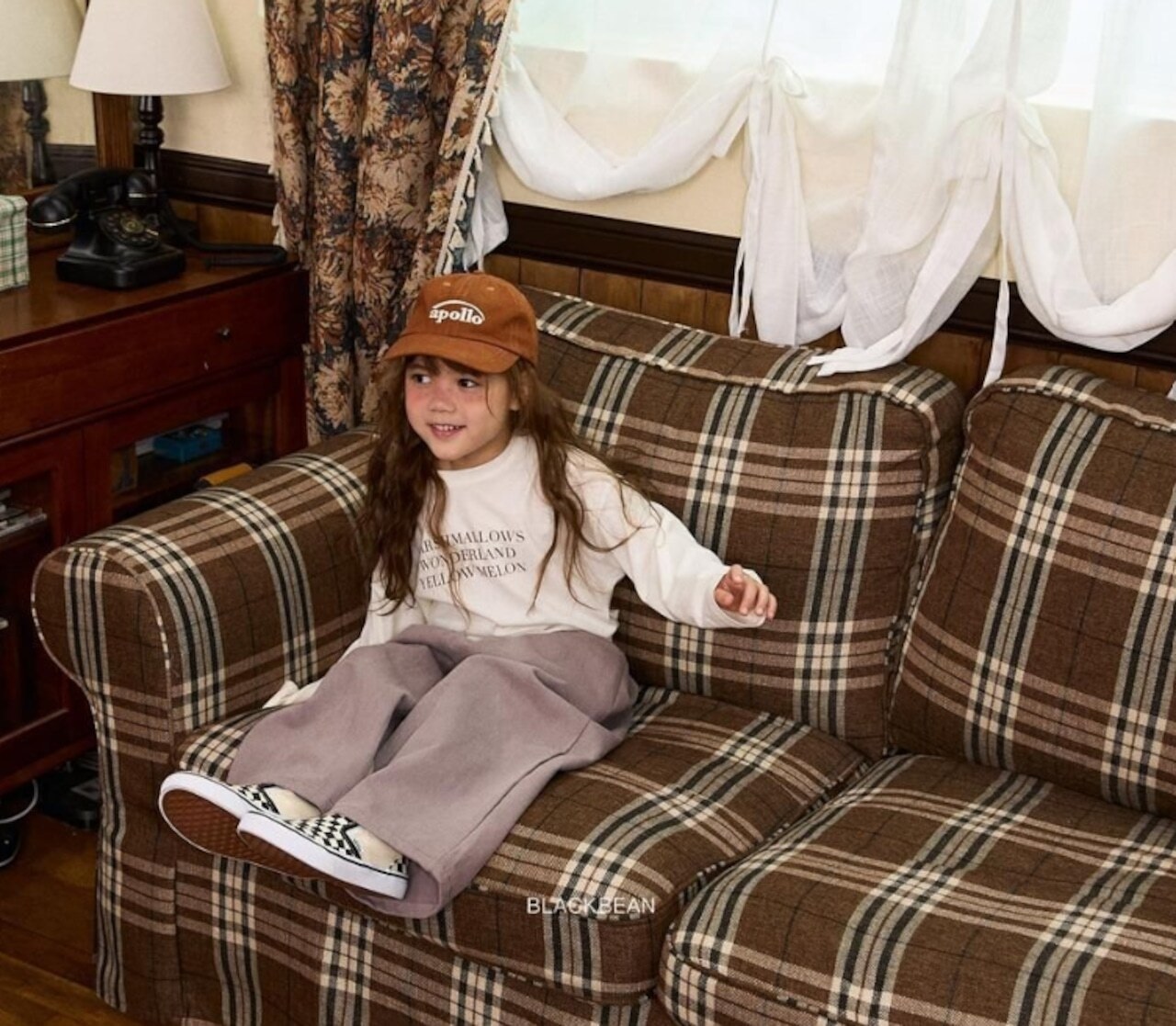 韓国子供服 / 26Autumn / Blackbean / ベーシックTシャツ / 秋服 *mom*