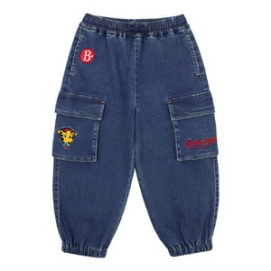 [BEBE DE PINO] Brooks jersey jogger denim pants 正規品 韓国ブランド 韓国ファッション 韓国代行 韓国通販 ベベドピノ 日本 店舗 韓国 子供服