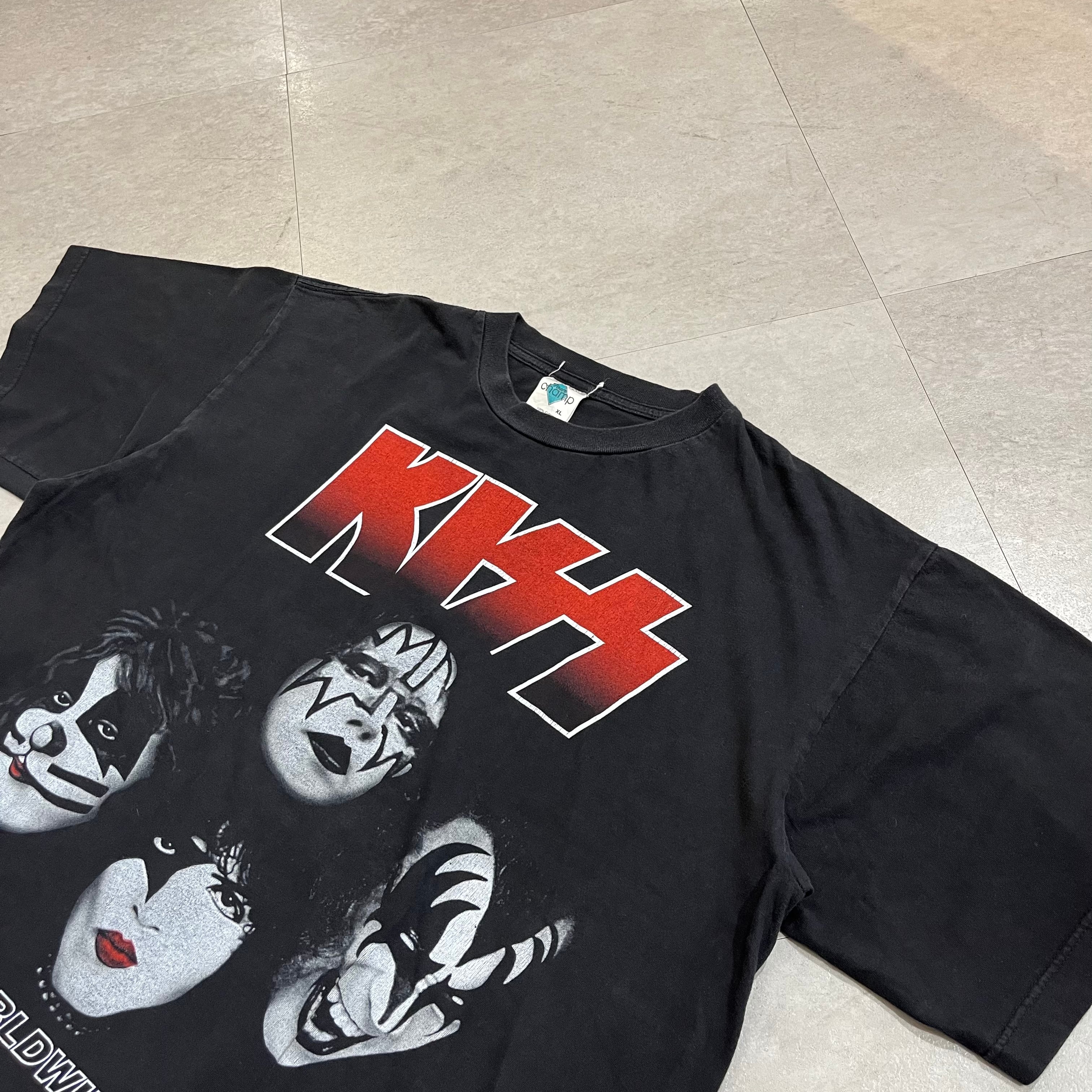 KISS キッス バンドTシャツ　90s XL ブラック