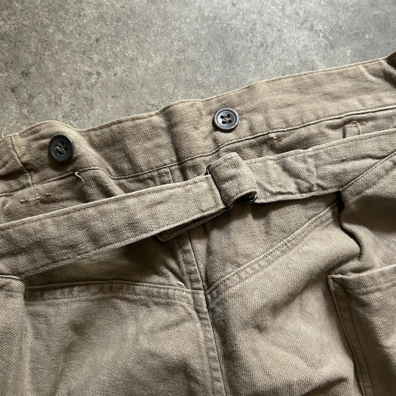 40s スウェーデン軍 m39 ワークパンツ バックルバック | 東京準備室