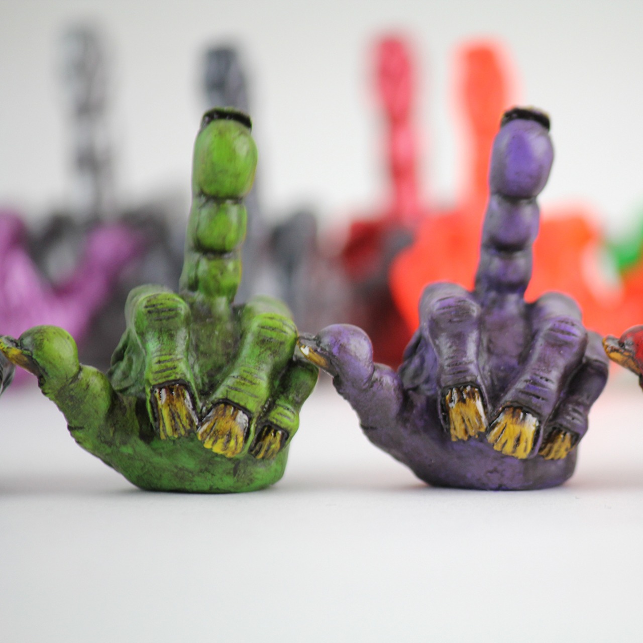 FXXK! HANDSIGN VALVE CAP /Alien