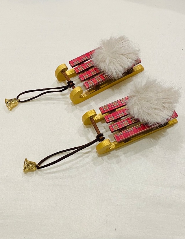 ＊コラボ商品タータンチェックシリーズ＊　022-30286　そり with moo