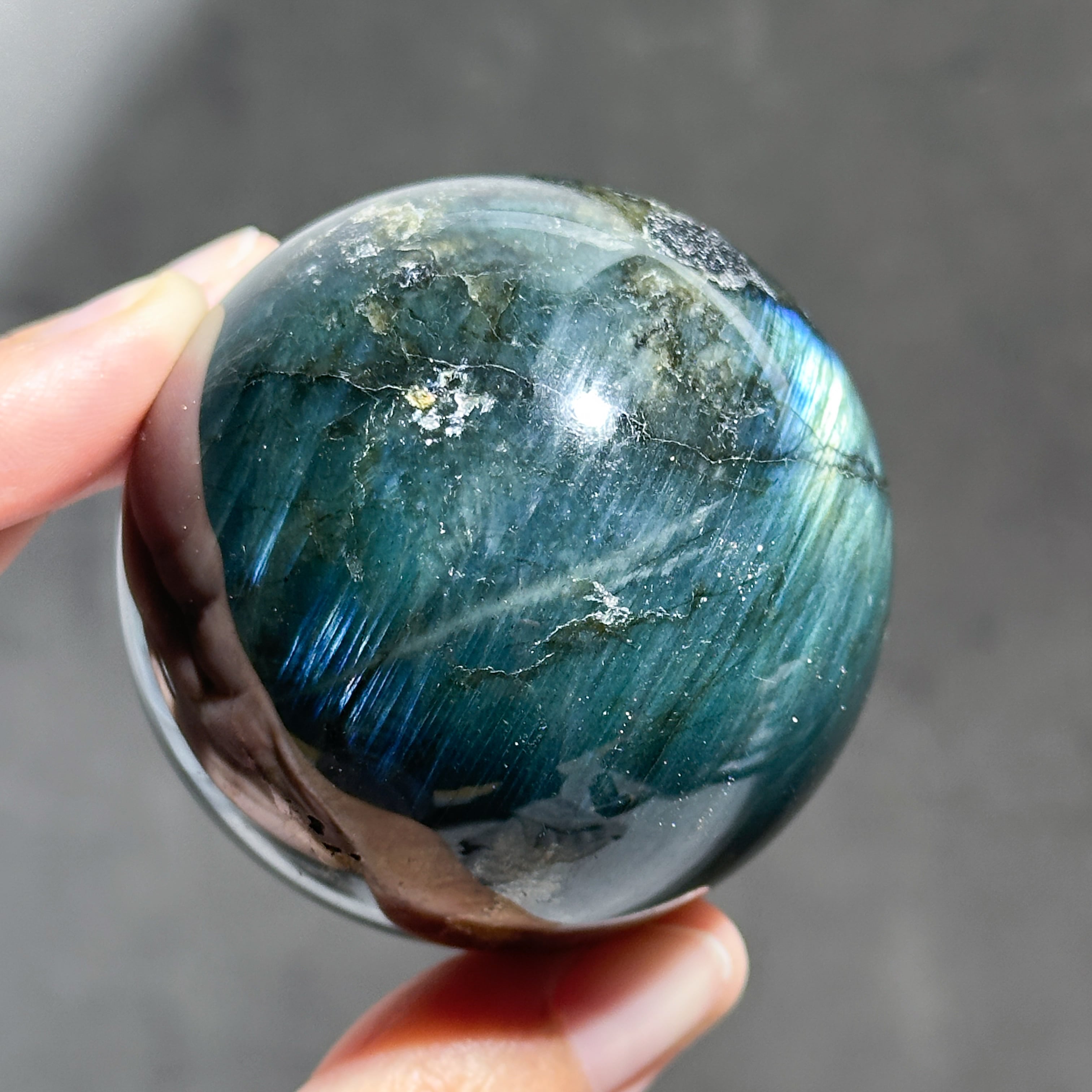 ラブラドライト スフィア ◇Labradorite◇天然石・鉱物・パワーストーン ラブラドライト スフィア 71◇ Labradorite ◇天然石・鉱物