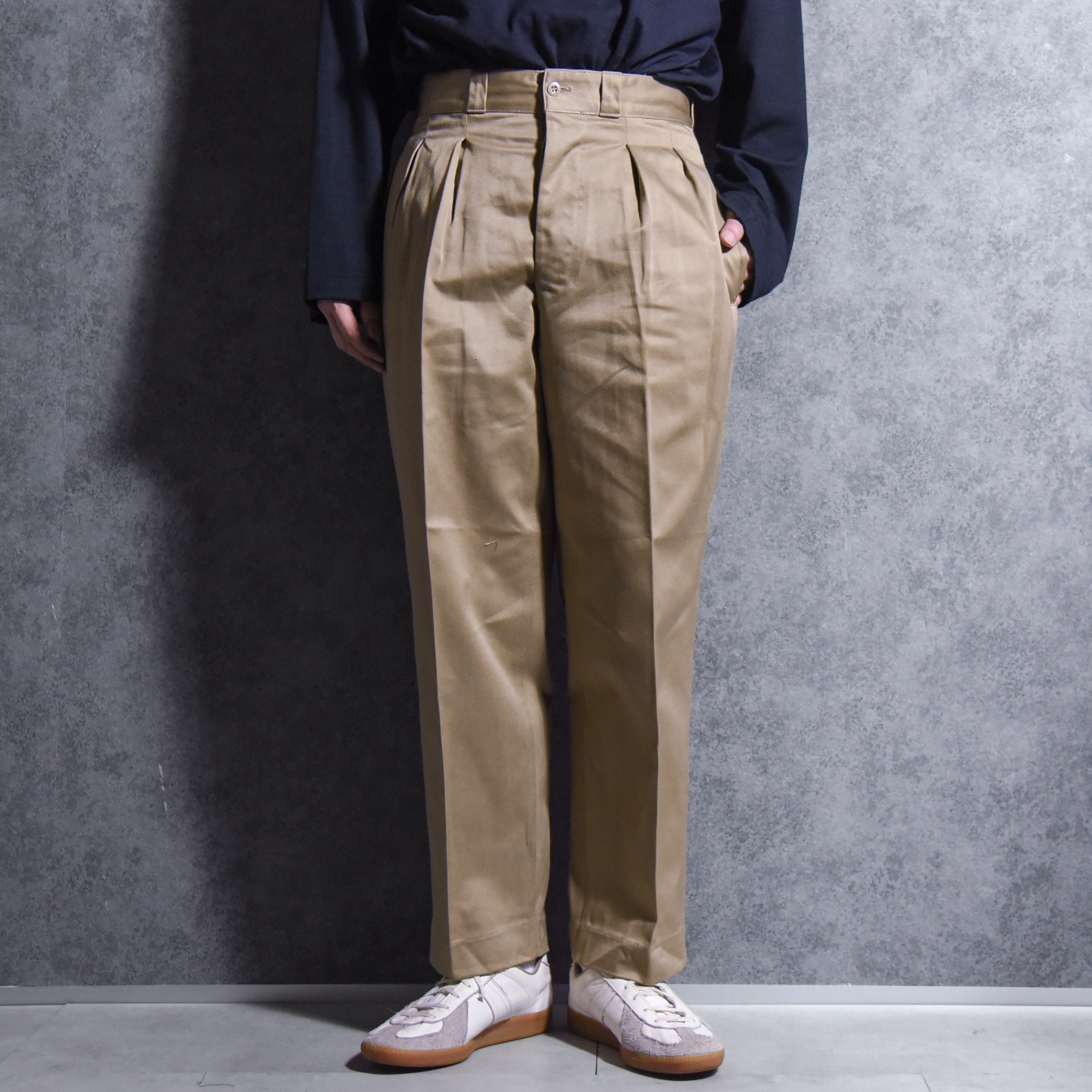 DEAD STOCK】60s French Army M52 Chino Trousers フランス軍 チノ