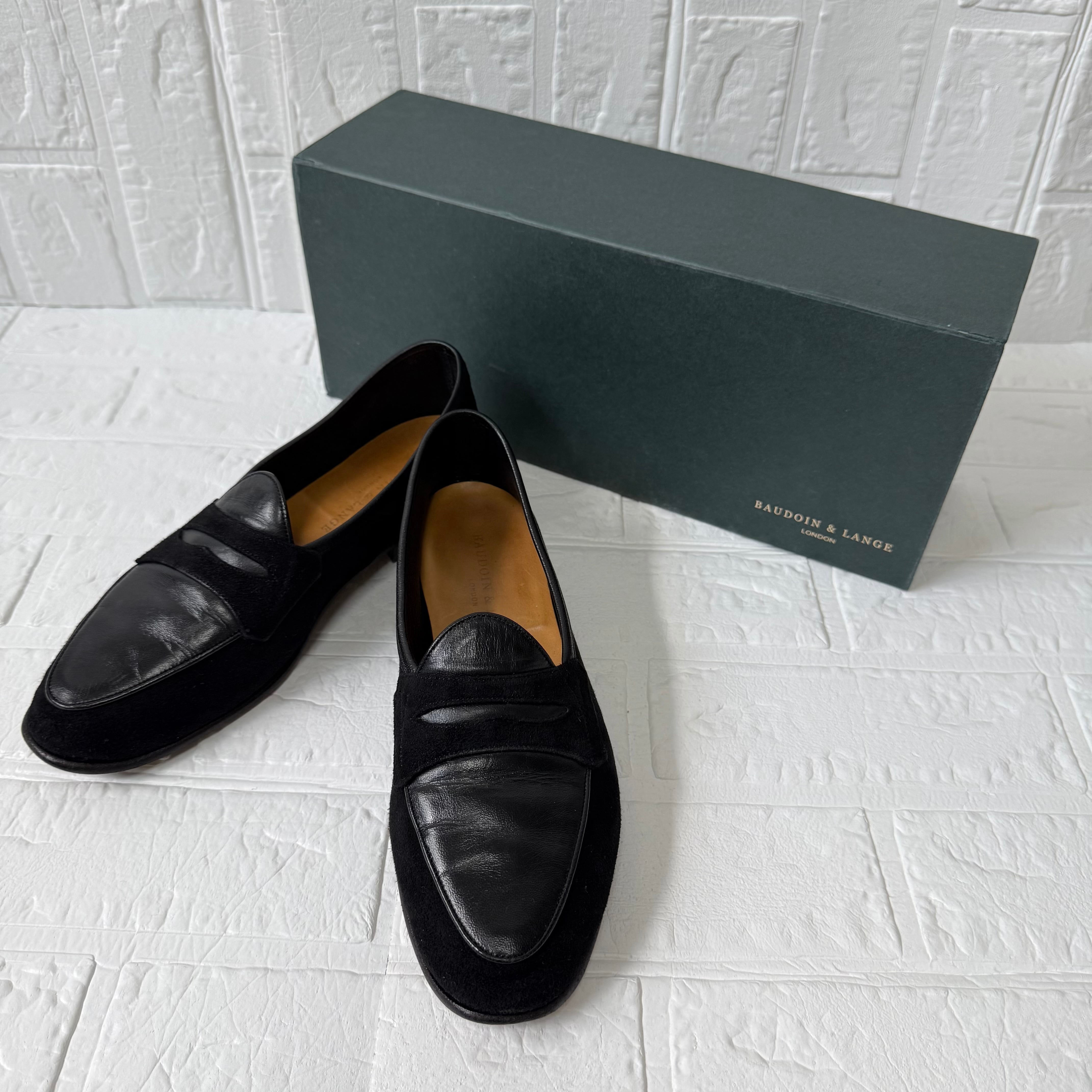 COLE HAAN《women's》80-90s イタリア製 ビットローファー ブラック