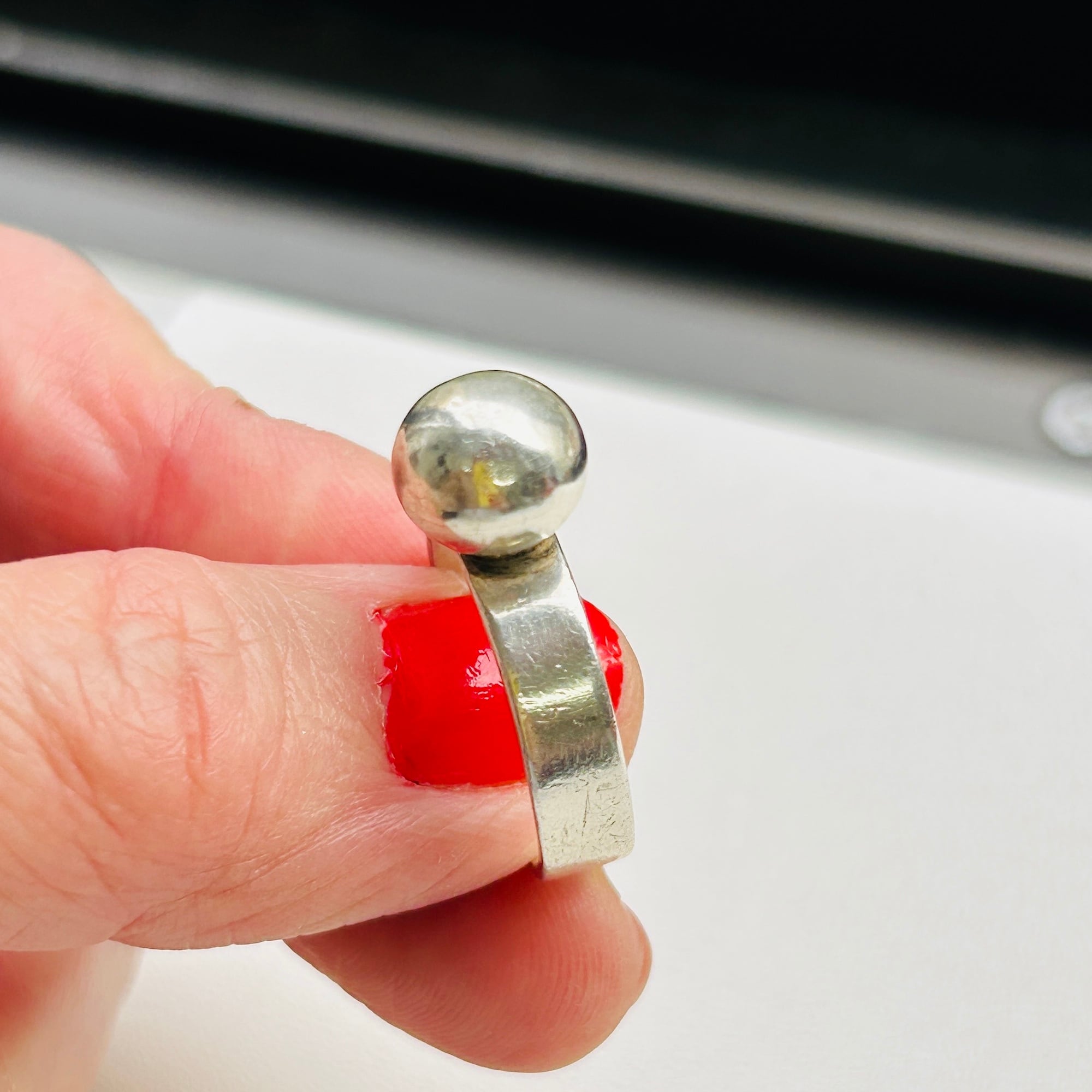 フランスシルバー925 ボールリング（17号） | Milo Antiques & Vintage