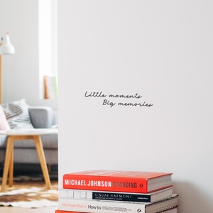 Quotes Sticker "Big memories"