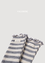 韓国子供服 / 26Autumn / 〖取寄〗valubebe / ボーダー ロールネック / ベビー服  *free *