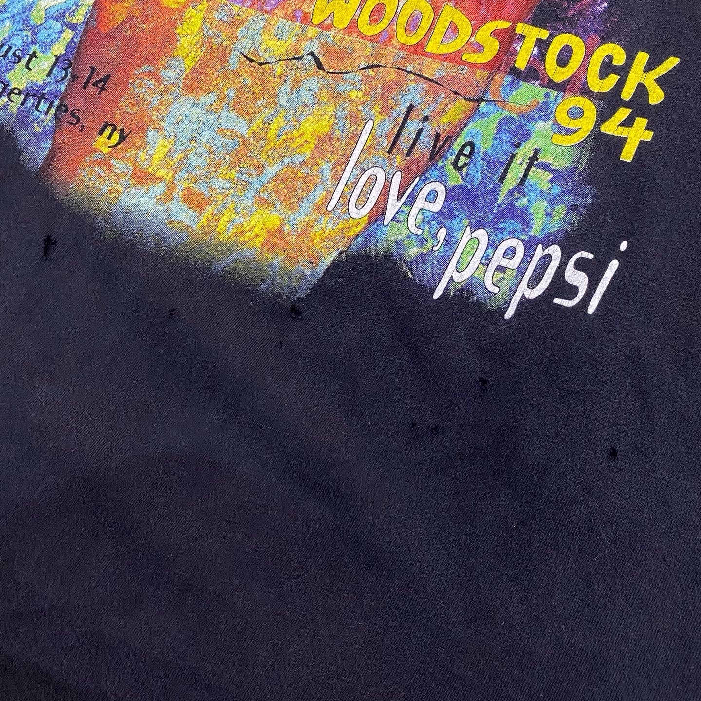 94s Woodstock × Pepsi T-shirt | What