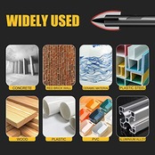 TAORAYO コンクリート ドリル ビット 陶器 ガラスドリルビット 7個入り 四刃六角軸 コンクリート ドリルビット 六角シャンクガラス ドリル 3mm 4mm 5mm 6mm 8mm 10mm 12mm 鋳物の穴あけ用 ガラス用ドリル ガラス タイル スレート 陶器 ガラスドリル刃 電動ドリルセット ツールキット あけ工具