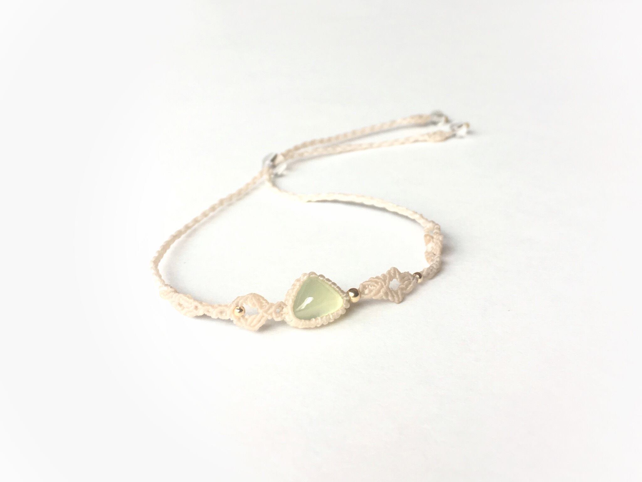 プレナイト macramé bracelet