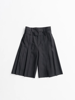 【26AW | WOMEN】PRANK PROJECT プランクプロジェクト / パンツ / Double-Waist Pleated Half Pants 　31262465608