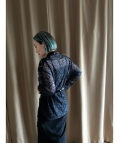ISADORA PARIS black lace shirt-4202-6