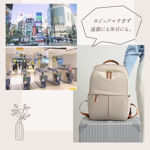 デイバッグ レディース コンパクト 軽量 おしゃれ パステルカラー 女性に パソコン pc スーツ きれいめ 上品 バッグ カバン リュック 可愛い 美しい エレガント 軽い 収納 ポケット 防水 撥水 通学 仕事 出張 旅行 学生 ビジネス 通勤 大容量 女性 プレゼント 家族 同僚