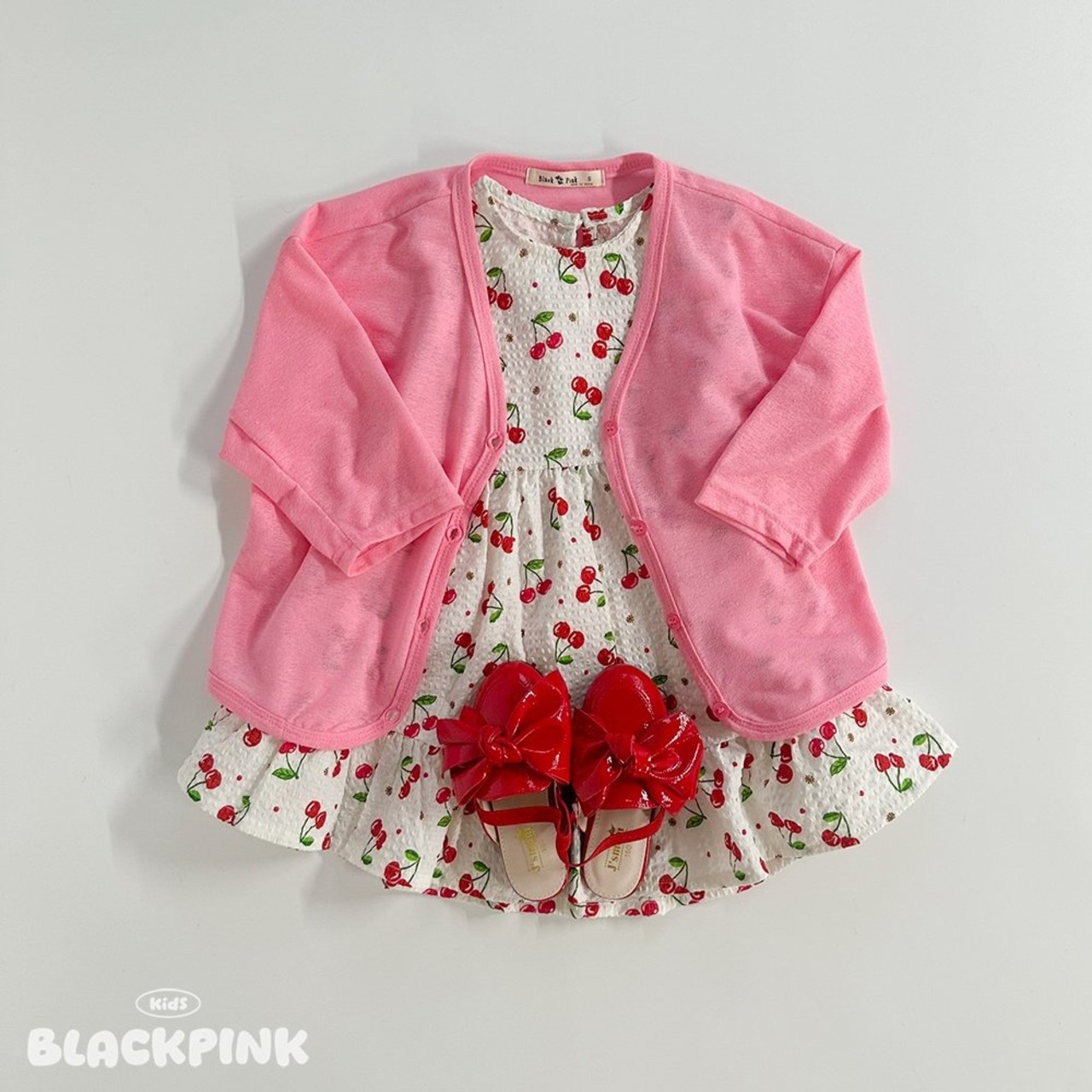 [BLACKPINK] Cherry Frill Dress / [블랙핑크] 체리프릴원피스