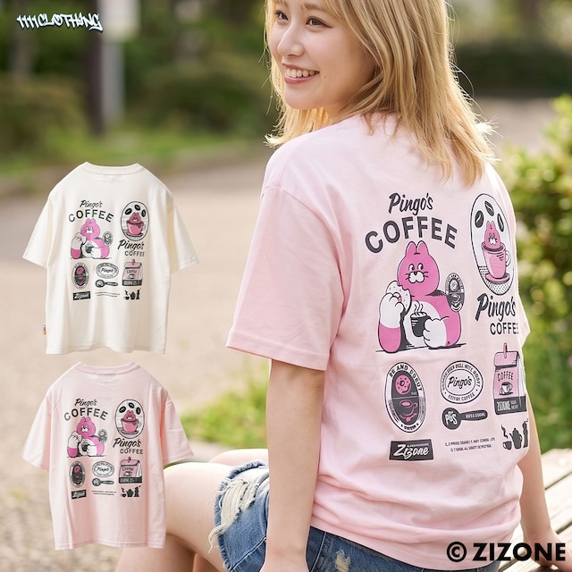 ◆ZIZONE Pingo Coffee Tee◆gt-zi6385