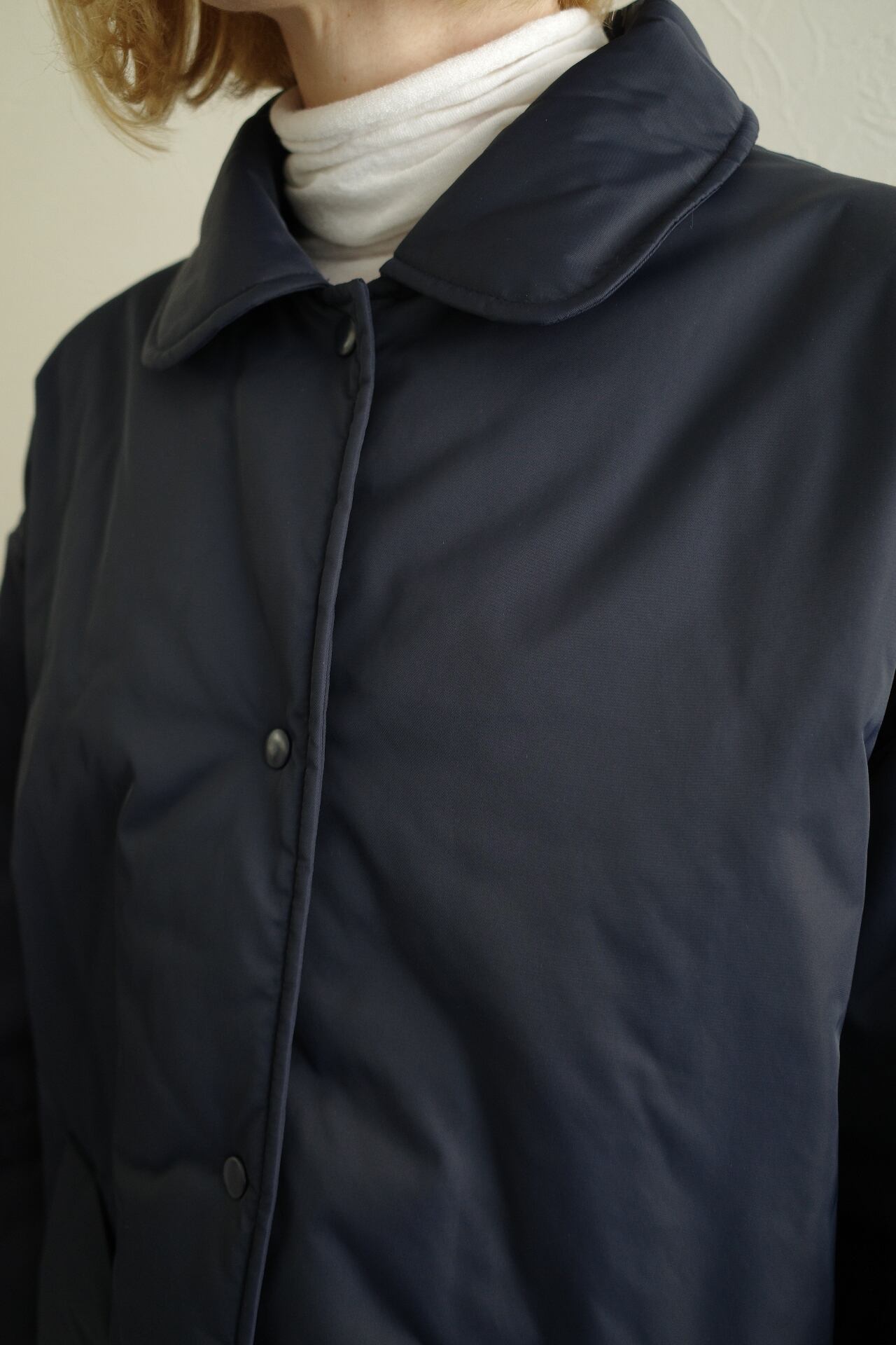 撥水 tent batting light blouson (navy) | e L L a