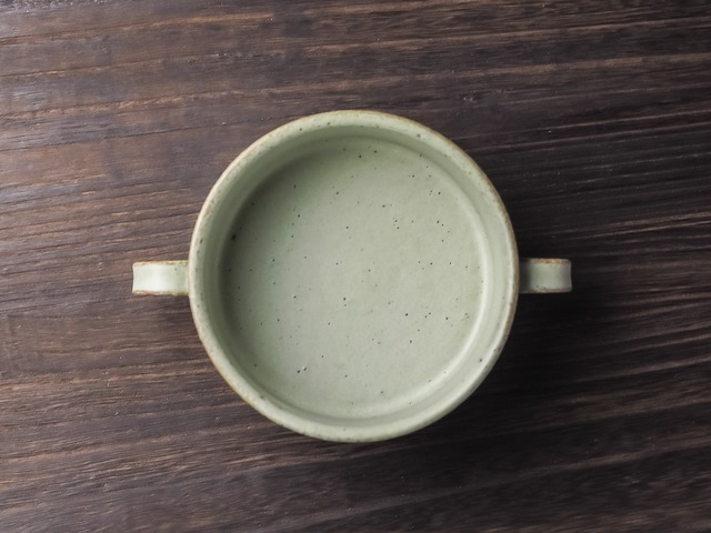 SHIROUMA スープカップ 緑青（スープボウル・グラタン皿）／長谷川 哲也